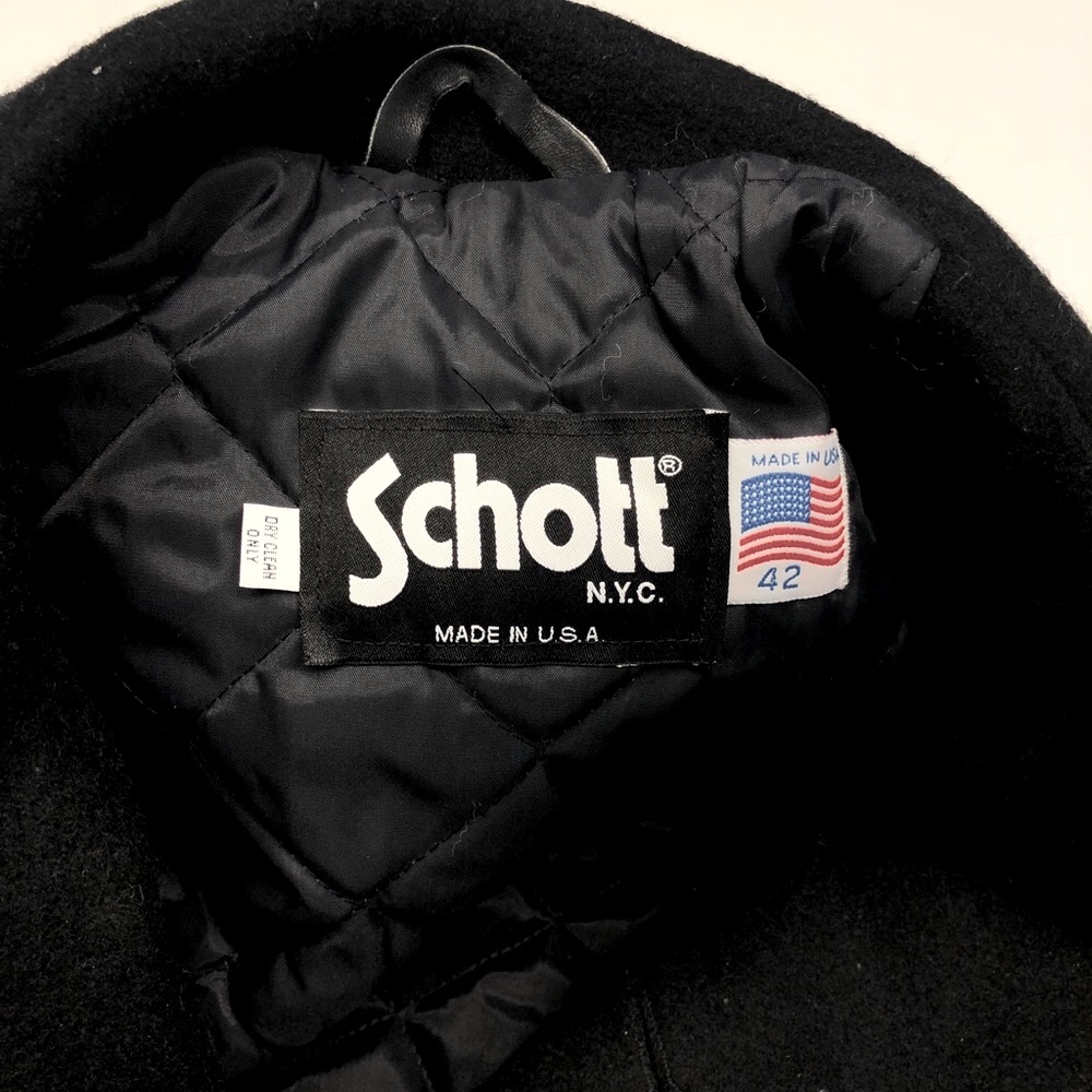 Men's Schott NYC Wool Pea Coat